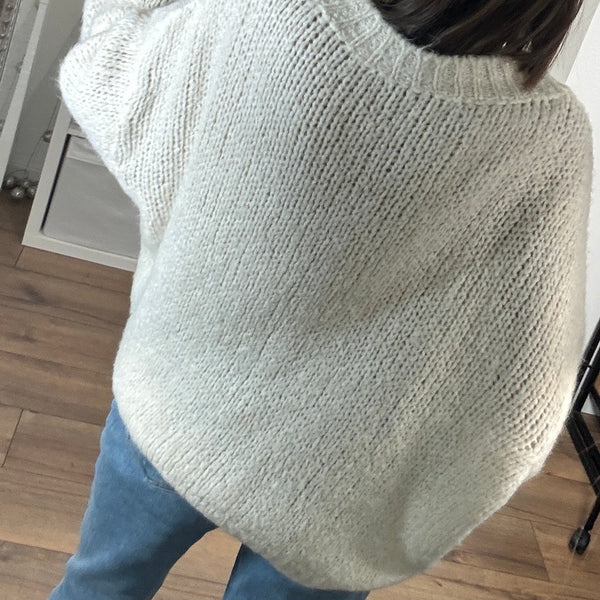 PULL BEIGE JOEY - La Petite Somptueuse