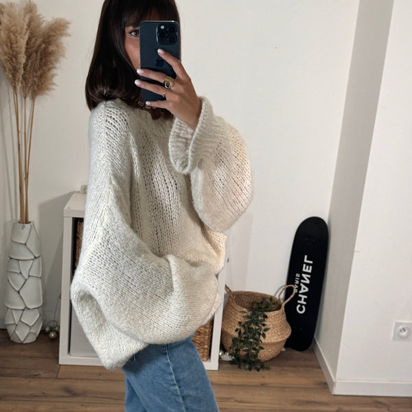 PULL BEIGE JOEY - La Petite Somptueuse