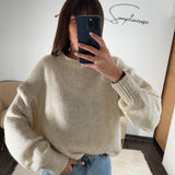 PULL BEIGE MILANN - La Petite Somptueuse