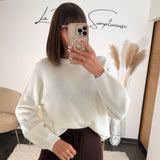 PULL BLANC ANDREAS - La Petite Somptueuse
