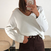 PULL BLANC DENA - La Petite Somptueuse