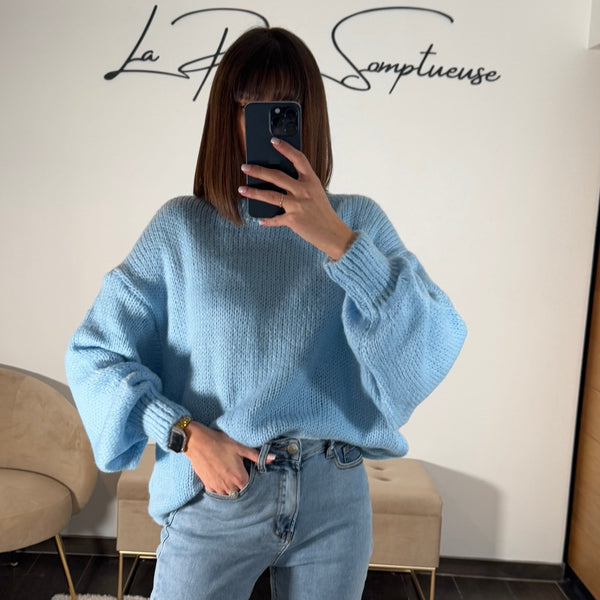 PULL BLEU MILANN - La Petite Somptueuse