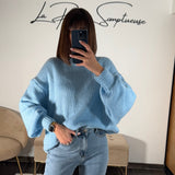 PULL BLEU MILANN - La Petite Somptueuse