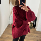 PULL BORDEAUX MAEL - La Petite Somptueuse