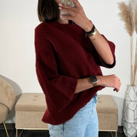 PULL BORDEAUX MATHIAS - La Petite Somptueuse
