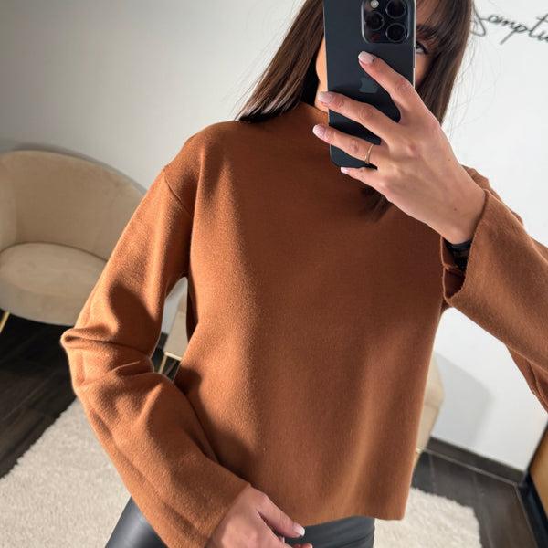 PULL CAMEL CHANI - La Petite Somptueuse