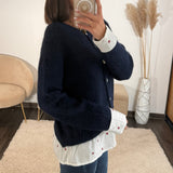 PULL CHEMISE MARINE LOVE - La Petite Somptueuse