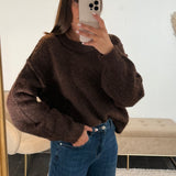 PULL EN LAINE CHOCO FELIX - La Petite Somptueuse