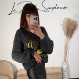 PULL GRIS BROOKLYN - La Petite Somptueuse