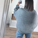 PULL GRIS JOEY - La Petite Somptueuse