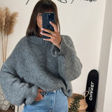 PULL GRIS JOEY - La Petite Somptueuse