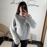 PULL GRIS MATHIS - La Petite Somptueuse