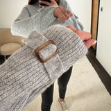 PULL GRIS MATHIS - La Petite Somptueuse