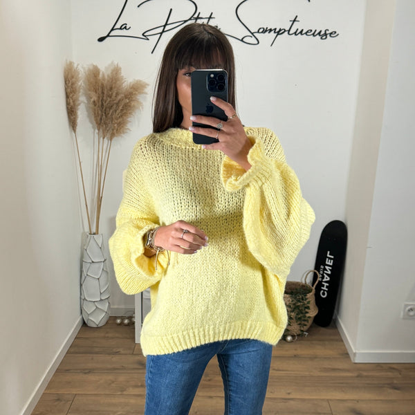 PULL JAUNE JOEY - La Petite Somptueuse