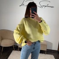 PULL JAUNE MILANN - La Petite Somptueuse