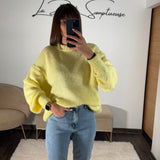 PULL JAUNE MILANN - La Petite Somptueuse