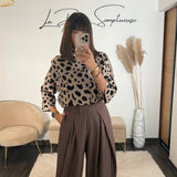 PULL LEOPARD STAN - La Petite Somptueuse