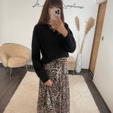 PULL NOIR ANDREAS - La Petite Somptueuse