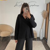 PULL NOIR AXEL - La Petite Somptueuse