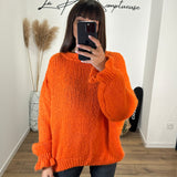 PULL ORANGE JOEY - La Petite Somptueuse