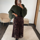 PULL OVERSIZE KAKI - La Petite Somptueuse