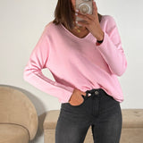 PULL ROSE DENA - La Petite Somptueuse