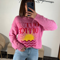 PULL ROSE SUNNY - La Petite Somptueuse