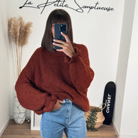 PULL TERRACOTTA JOEY - La Petite Somptueuse