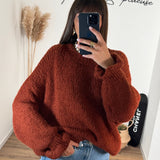 PULL TERRACOTTA JOEY - La Petite Somptueuse