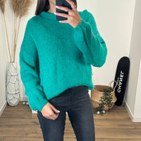 PULL VERT JULES - La Petite Somptueuse