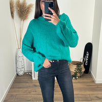 PULL VERT JULES - La Petite Somptueuse