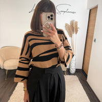 PULL ZEBRE ANDRE - La Petite Somptueuse