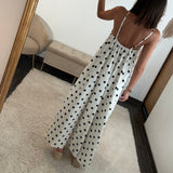 ROBE A POIS BLANCHE PENNY - La Petite Somptueuse
