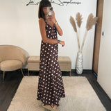 ROBE A POIS CHOCO PENNY - La Petite Somptueuse