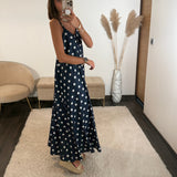 ROBE A POIS MARINE PENNY - La Petite Somptueuse