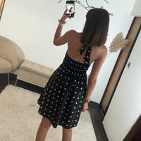 ROBE A POIS NOIR ALINE - La Petite Somptueuse