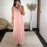 ROBE ASYMETRIQUE ROSE VALERIA - La Petite Somptueuse