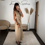 ROBE BEIGE ISABELLA - La Petite Somptueuse