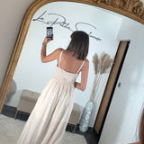 ROBE BEIGE JENNIFER - La Petite Somptueuse