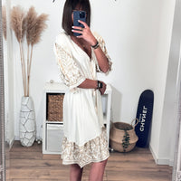 ROBE BEIGE KALI - La Petite Somptueuse