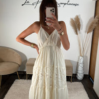 ROBE BEIGE NOUMEA - La Petite Somptueuse