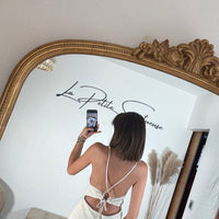 ROBE BEIGE POLENA - La Petite Somptueuse