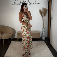 ROBE BEIGE QUENY - La Petite Somptueuse