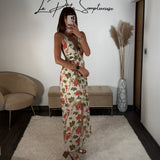 ROBE BEIGE QUENY - La Petite Somptueuse