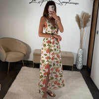 ROBE BEIGE QUENY - La Petite Somptueuse