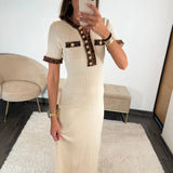 ROBE BEIGE SANDY - La Petite Somptueuse