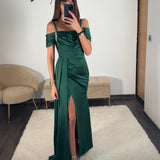 ROBE BIJOUX STRASS VERT - La Petite Somptueuse