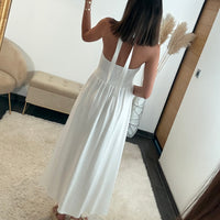ROBE BLANC CORRINA - La Petite Somptueuse