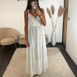 ROBE BLANCHE AGATHA - La Petite Somptueuse