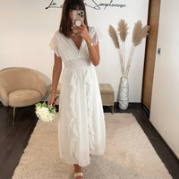 ROBE BLANCHE ALICIA - La Petite Somptueuse